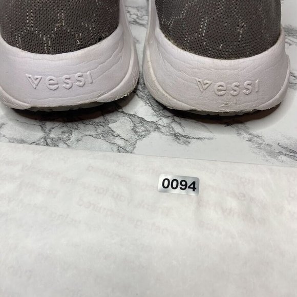 Vessi Skyline Slip On Shoe Womens Size 6 Gray Knit Sneaker Casual Everyday FAIR - Picture 7 of 8